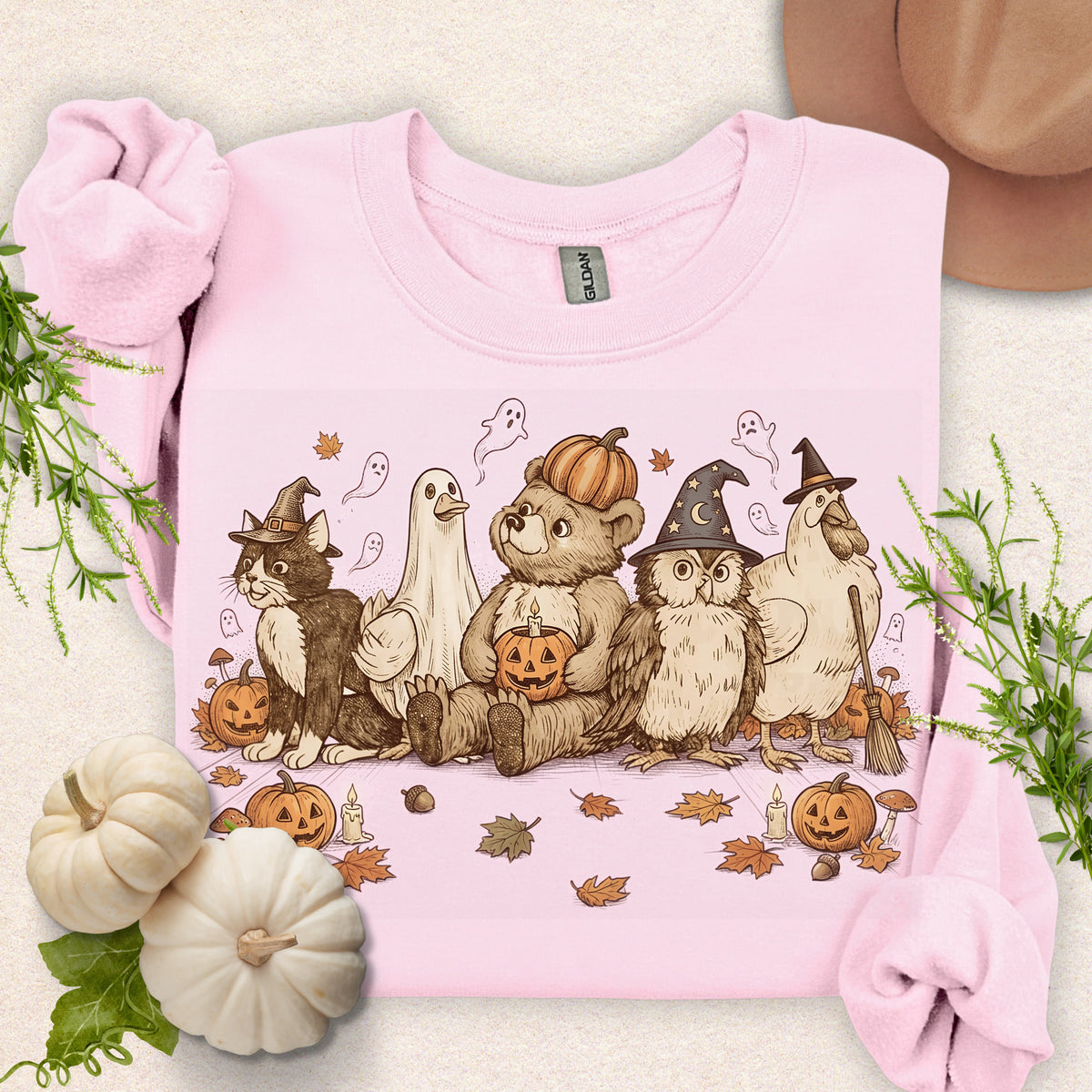 Bear & Friends Vintage Fall Sweatshirt