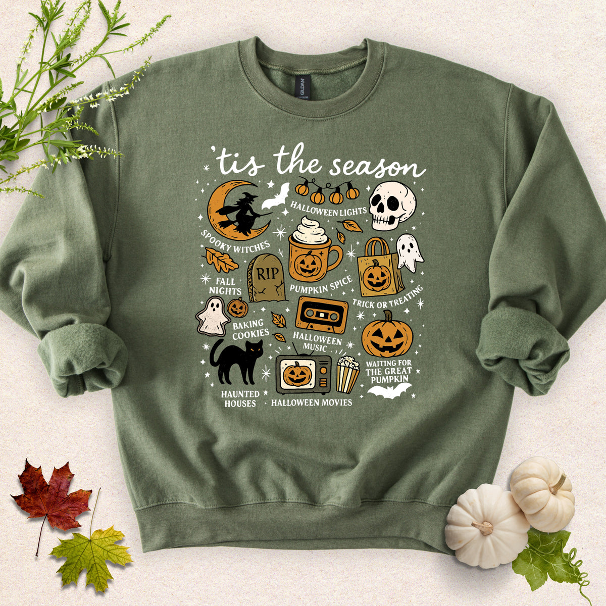 Tis The Season Spooky Vibes Sweatshirt