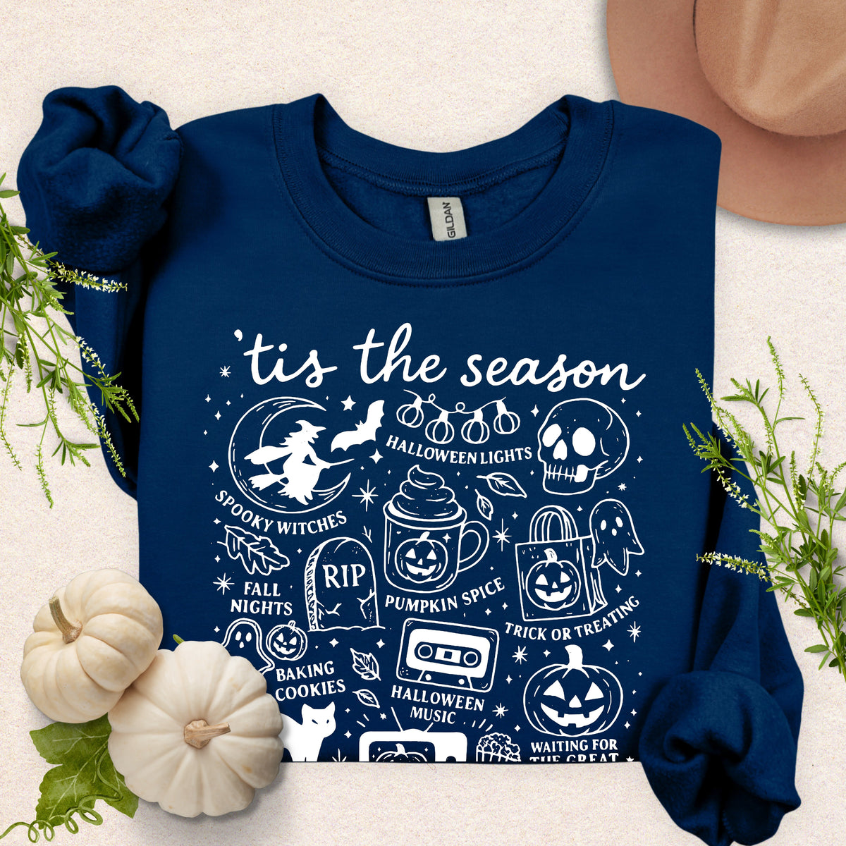Tis The Season Spooky Vibes Sweatshirt
