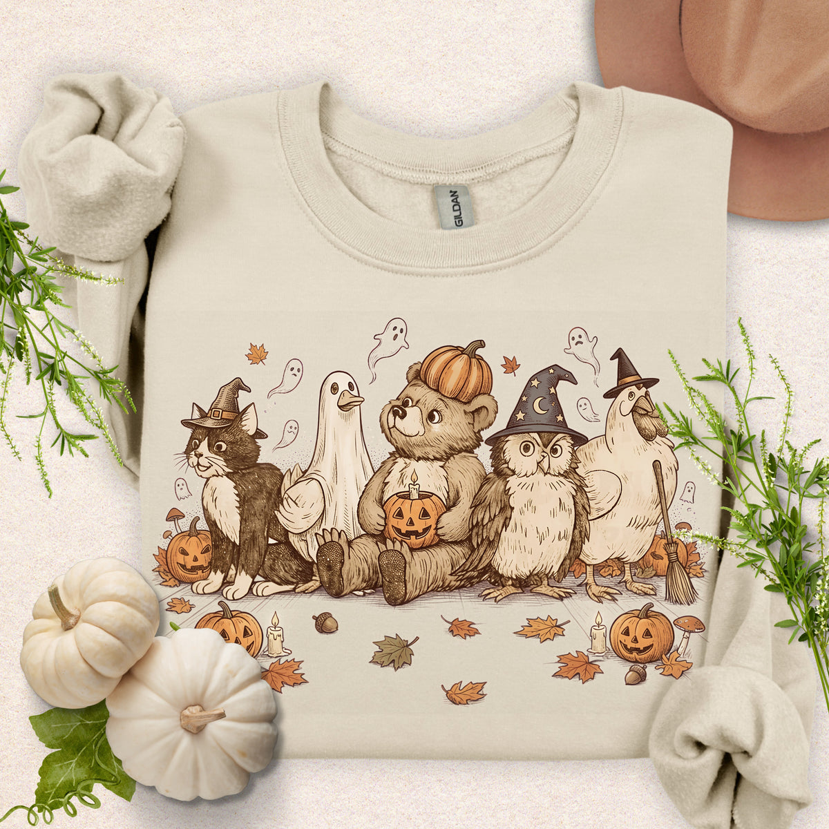 Bear & Friends Vintage Fall Sweatshirt