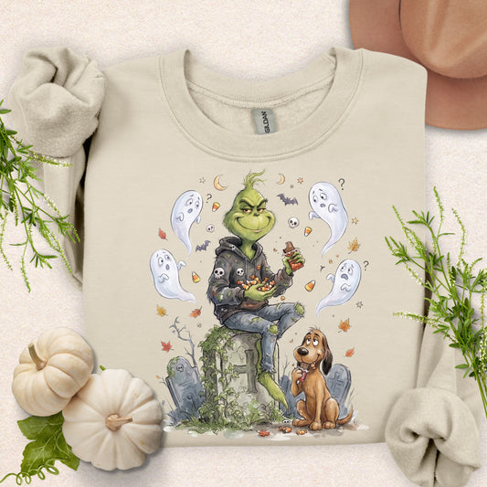 Graveyard Grump & Pup Sweatshirt