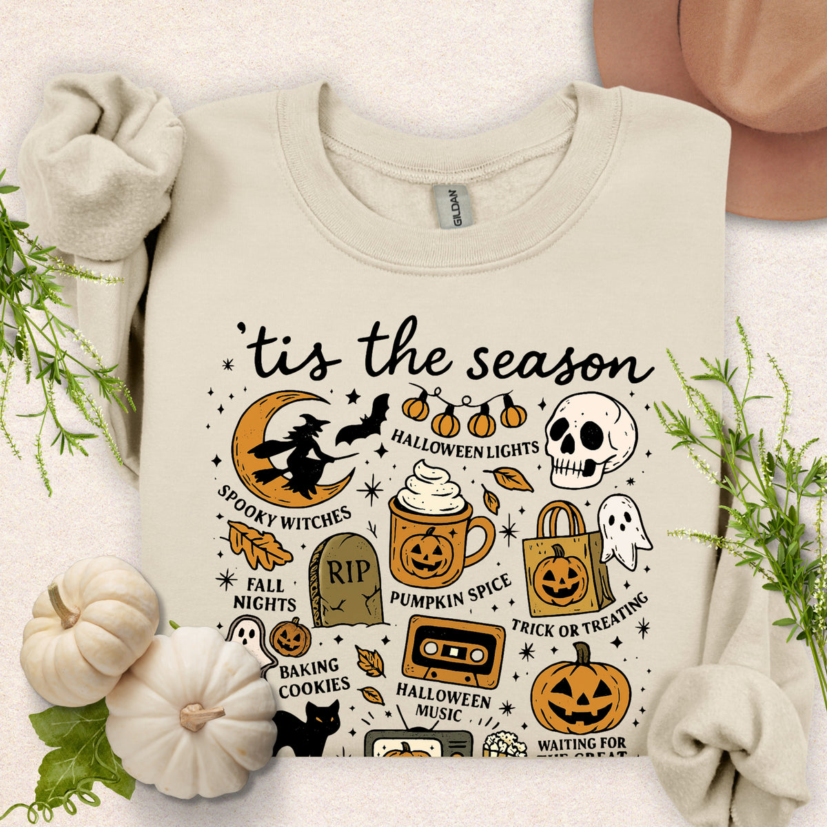 Tis The Season Spooky Vibes Sweatshirt