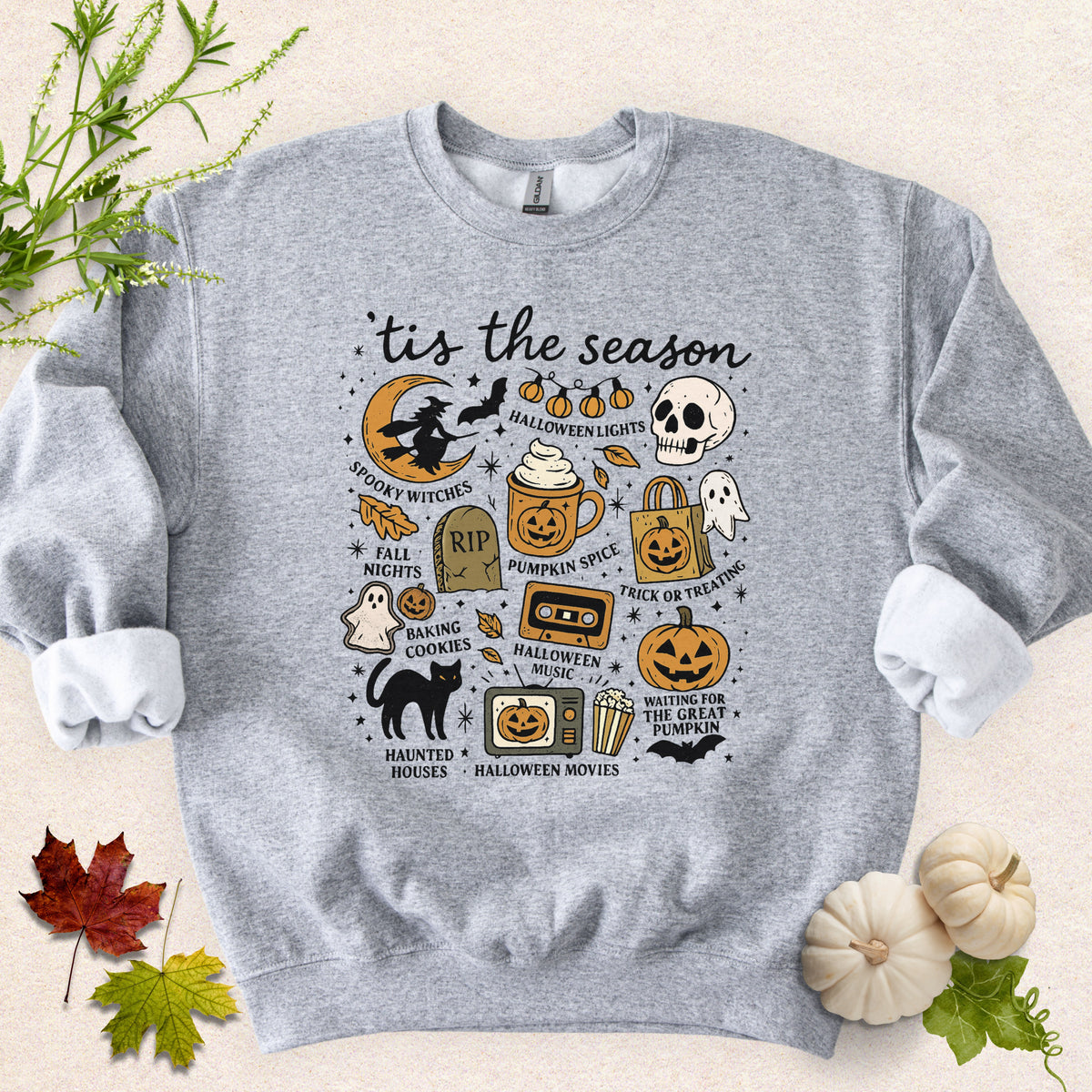 Tis The Season Spooky Vibes Sweatshirt