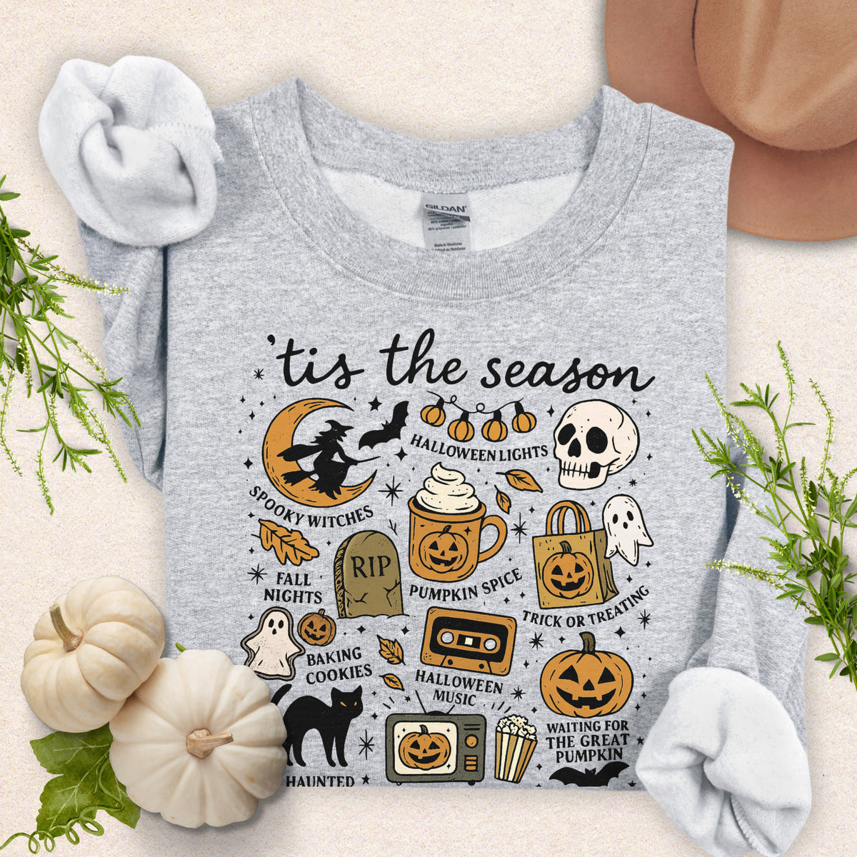 Tis The Season Spooky Vibes Sweatshirt