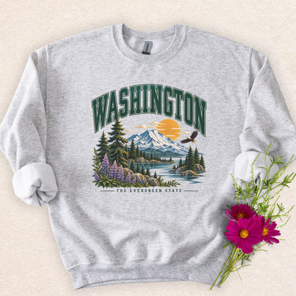 Washington the Evergreen State Sweatshirt