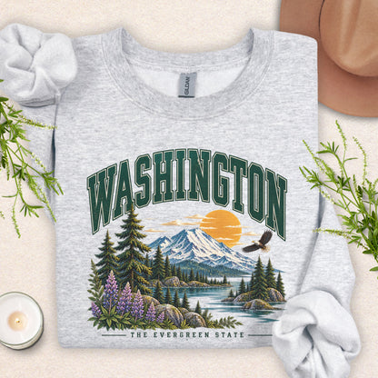 Washington the Evergreen State Sweatshirt
