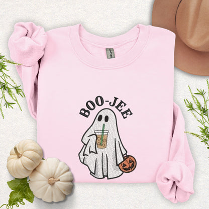 Embroidered BOO-JEE Ghost Sweatshirt