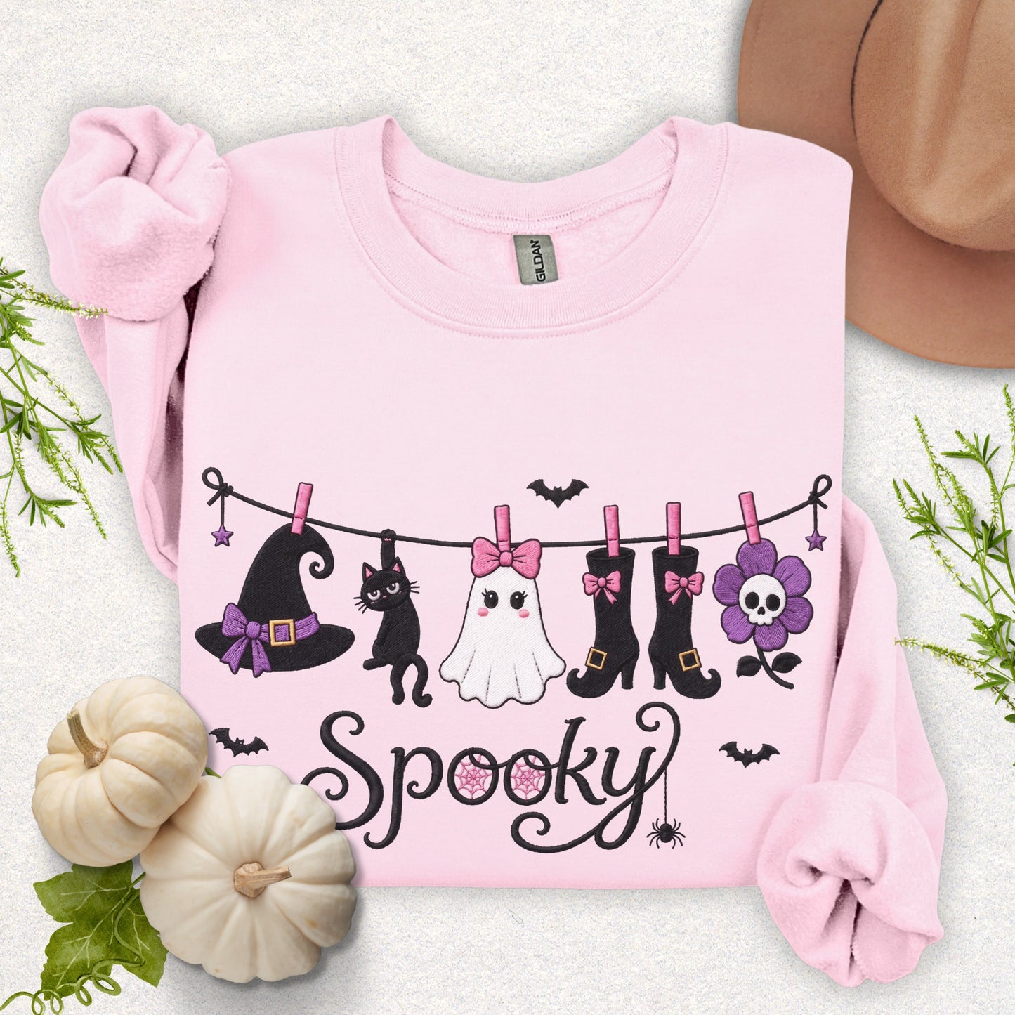 Spooky Laundry Line Sweatshirt