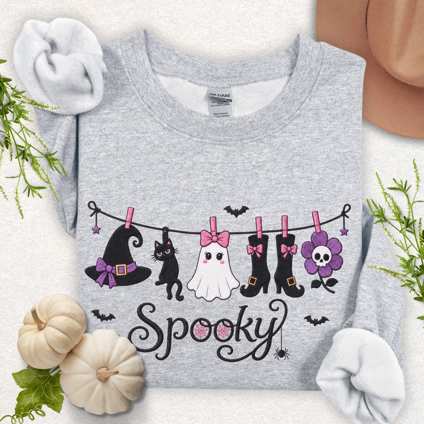 Spooky Laundry Line Sweatshirt