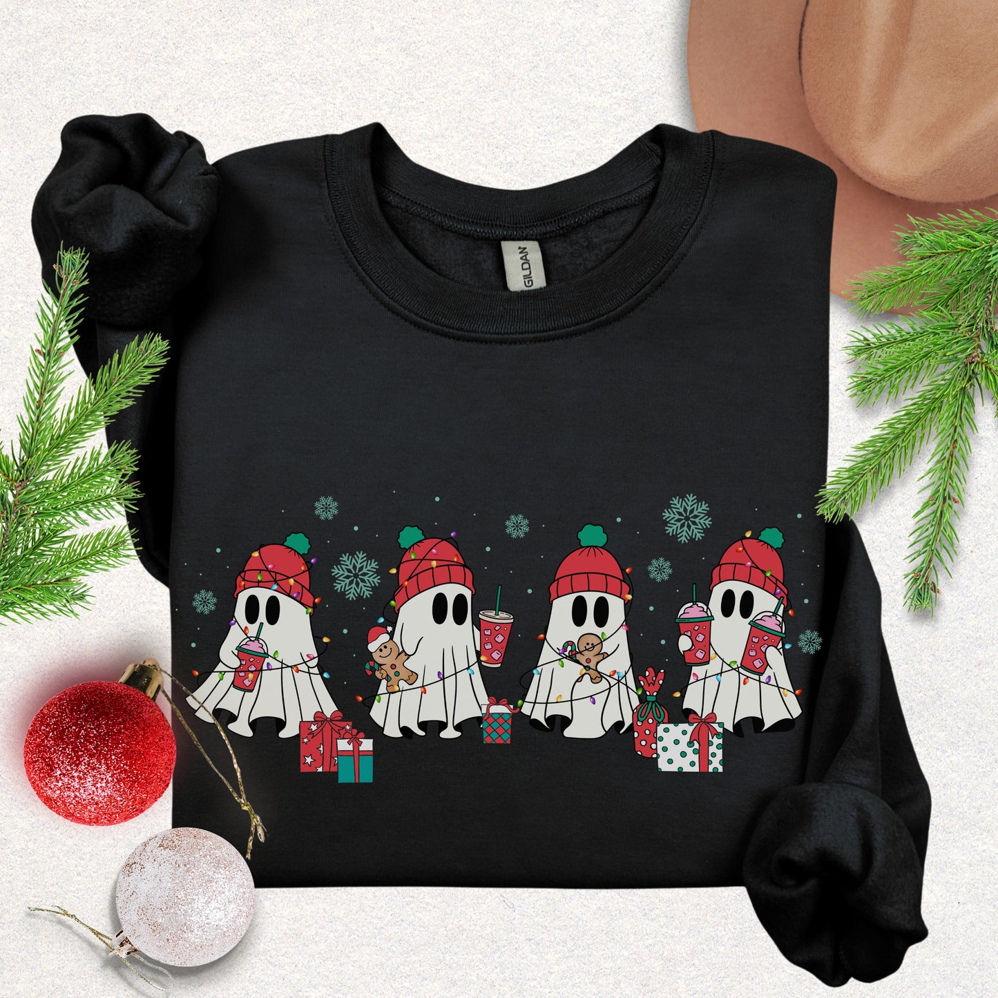 Christmas Ghosts Sweatshirt - Unisex