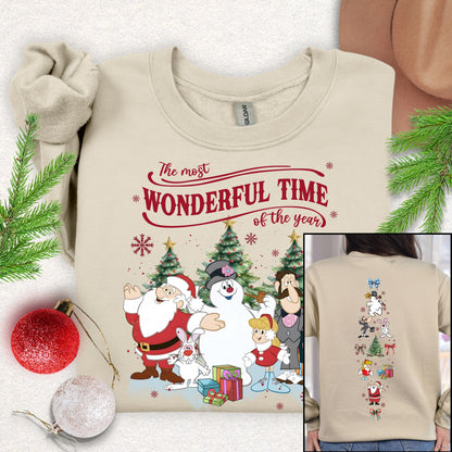 It's a Wonderful Time of the Year" Sweatshirt (Front & Back Design)