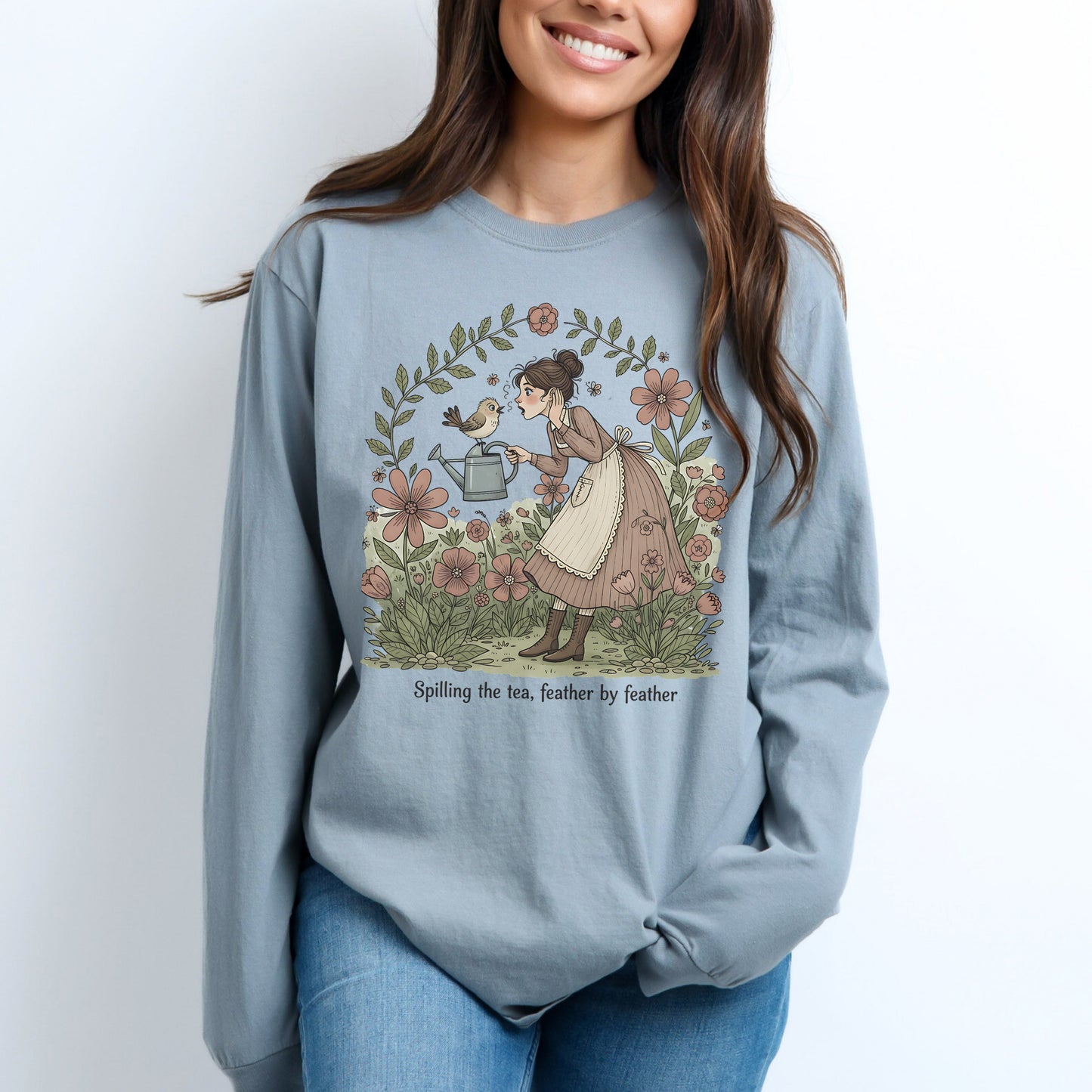Garden Gossip Long Sleeve Shirt