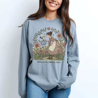 Garden Gossip Long Sleeve Shirt