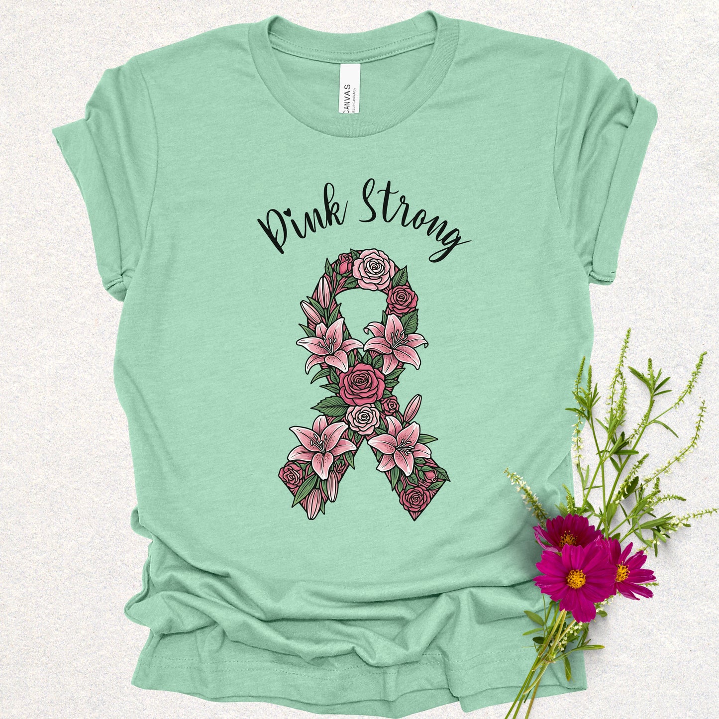 Pink Strong - Breast Cancer Awareness Tee