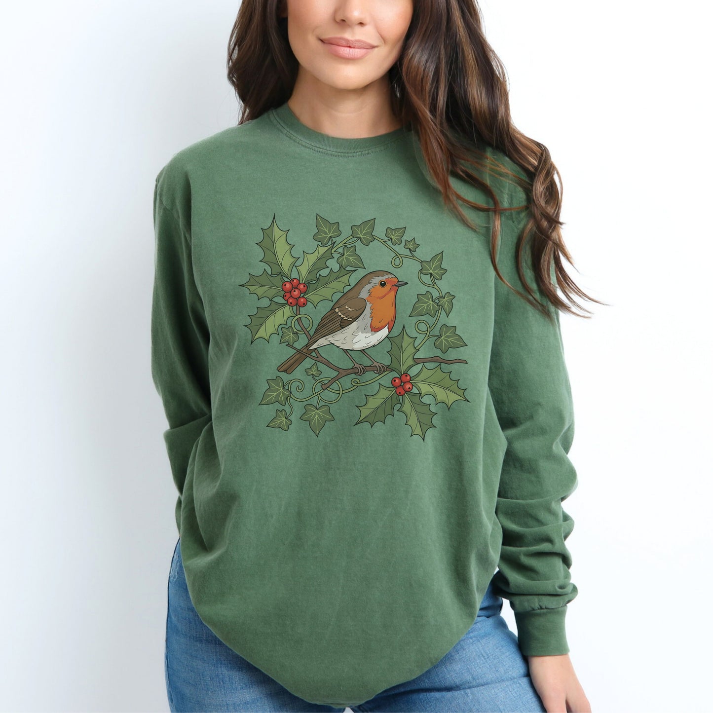 Robin’s Winter Song Long Sleeve Shirt