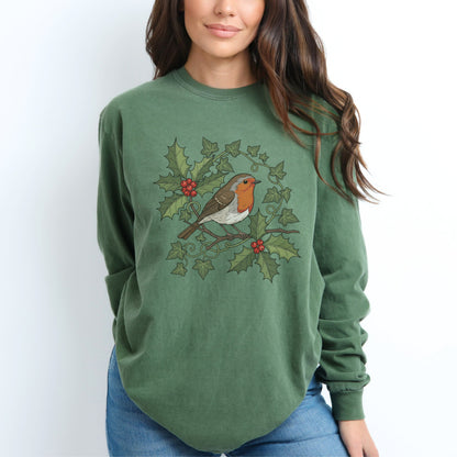 Robin’s Winter Song Long Sleeve Shirt
