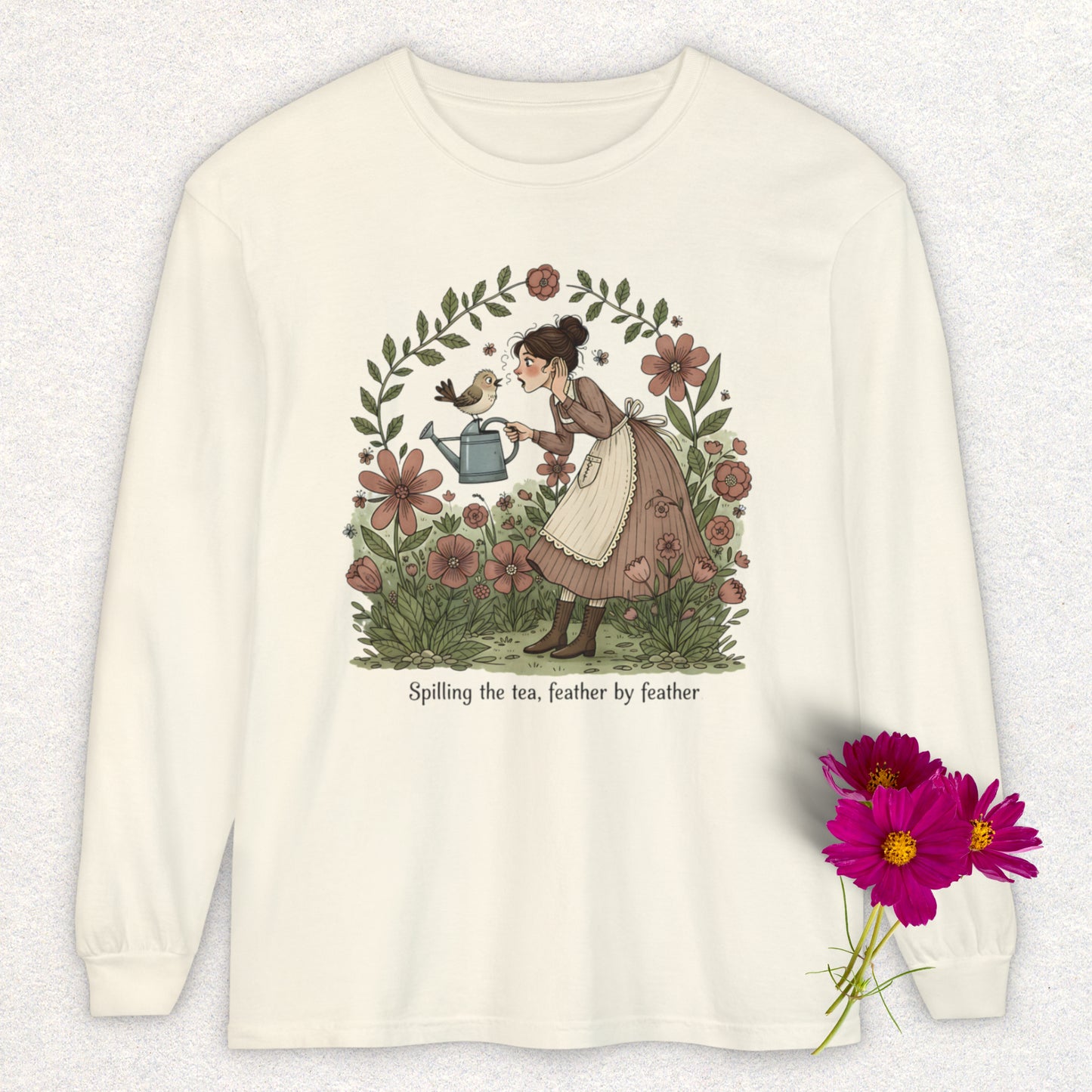Garden Gossip Long Sleeve Shirt
