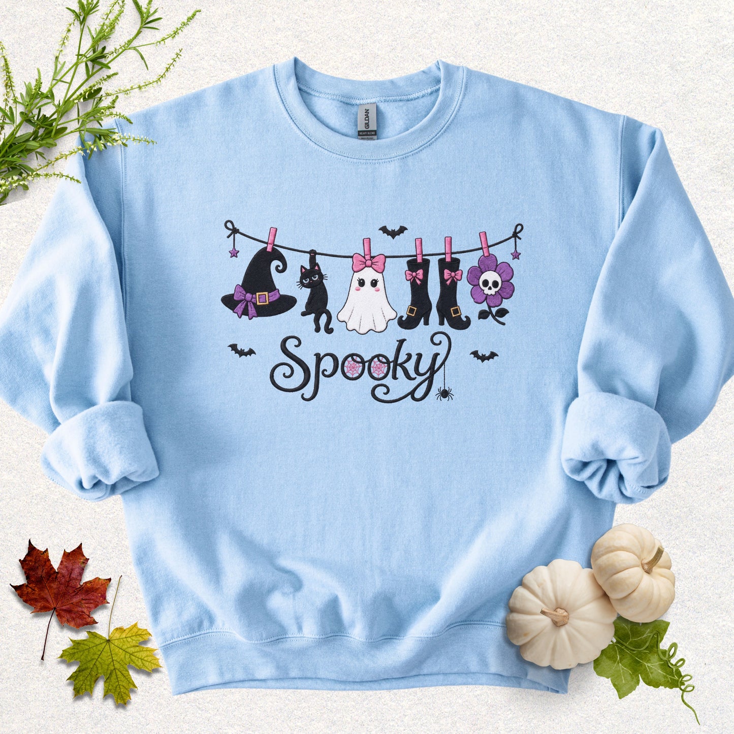 Spooky Laundry Line Sweatshirt