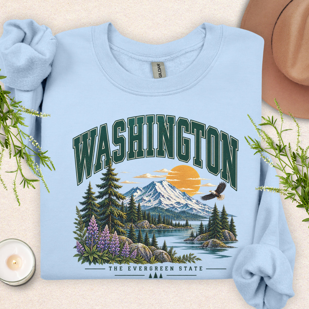 Washington the Evergreen State Sweatshirt