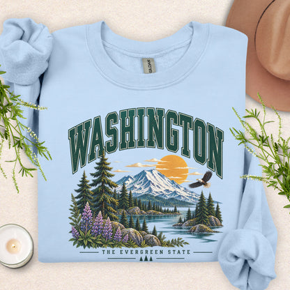 Washington the Evergreen State Sweatshirt