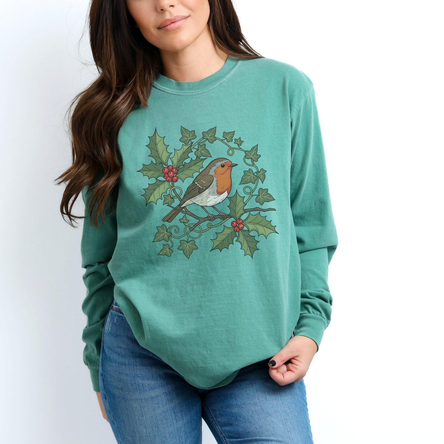 Robin’s Winter Song Long Sleeve Shirt