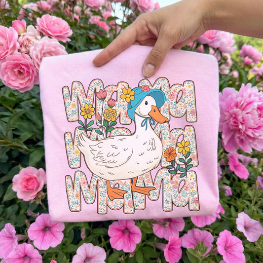 Spring Mama Duck Tee