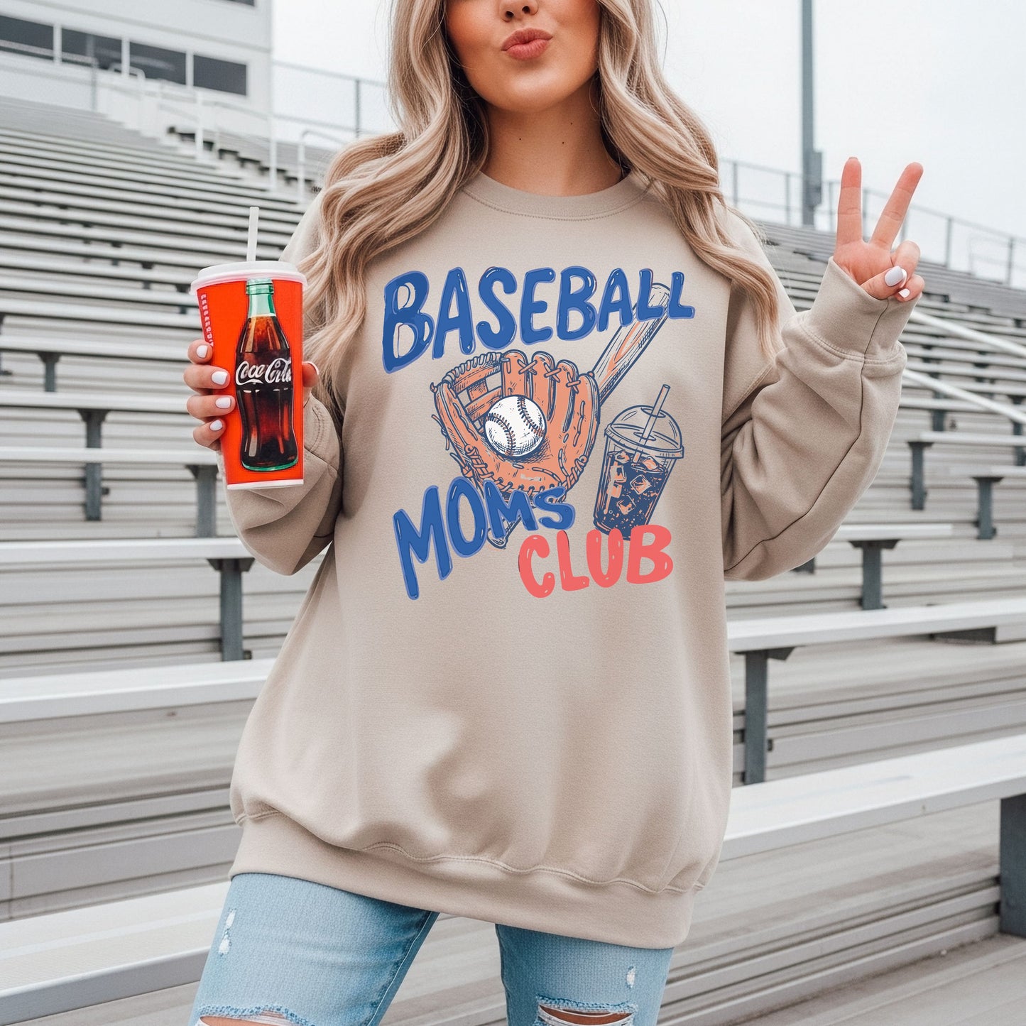 Baseball Moms Club Sweatshirt