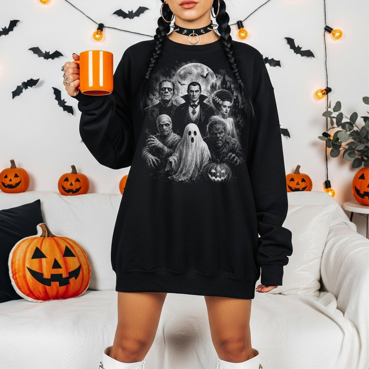 Classic Spooky Crew Sweatshirt