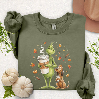 Fall Vibes & Pumpkin Spice Sweatshirt