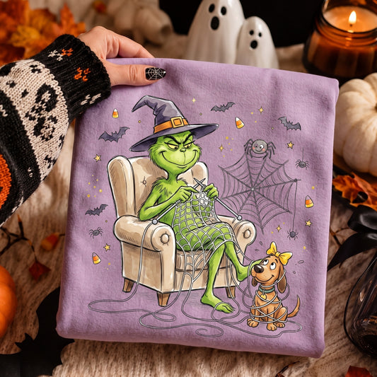 Spooky Knitting Tee