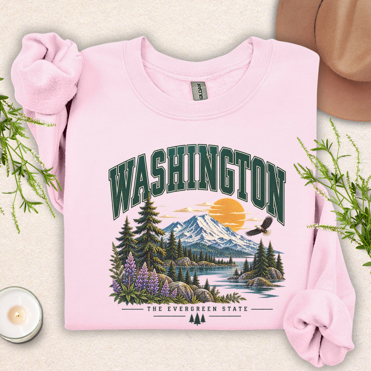 Washington the Evergreen State Sweatshirt