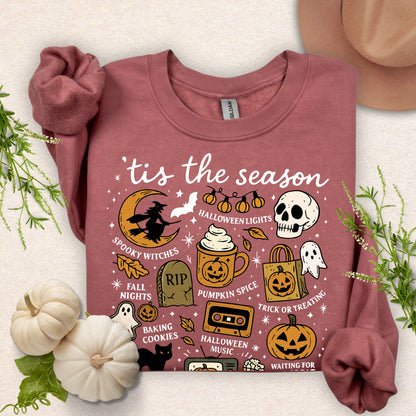 Tis The Season Spooky Vibes Sweatshirt
