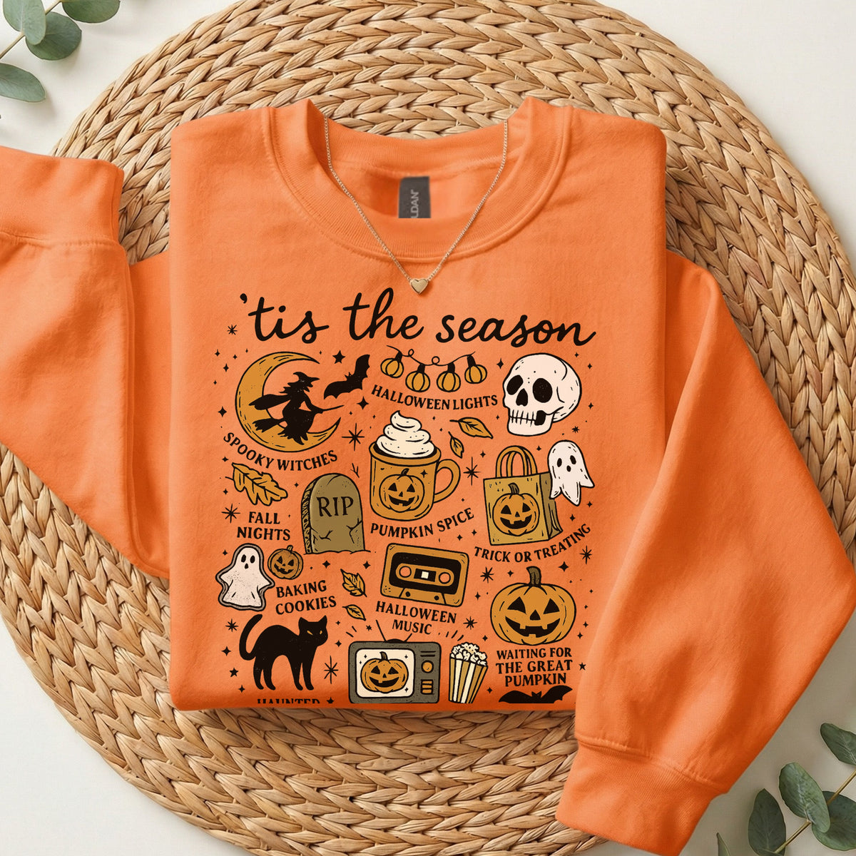 Tis The Season Spooky Vibes Sweatshirt