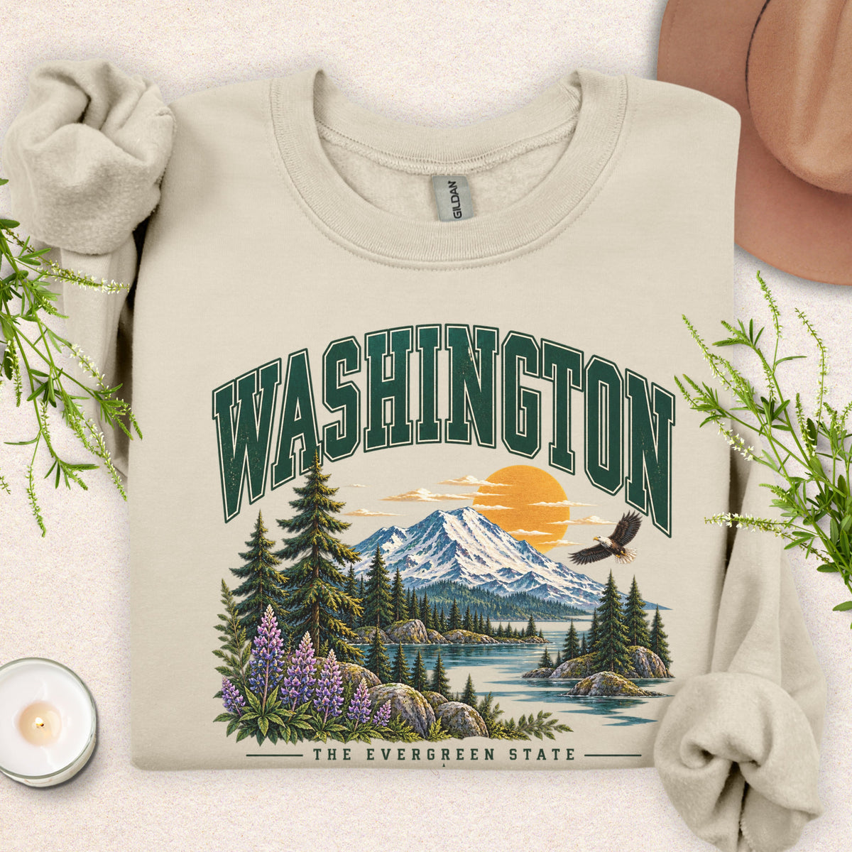 Washington the Evergreen State Sweatshirt