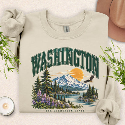 Washington the Evergreen State Sweatshirt