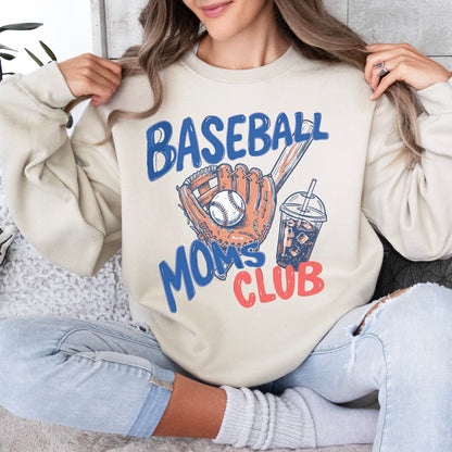 Baseball Moms Club Sweatshirt