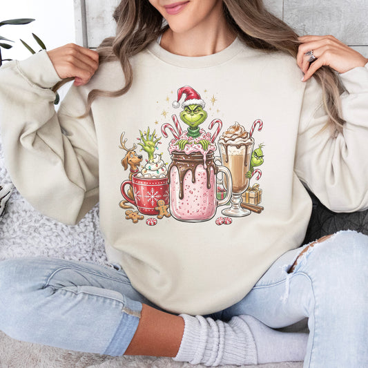 Festive Drinks Sweatshirt