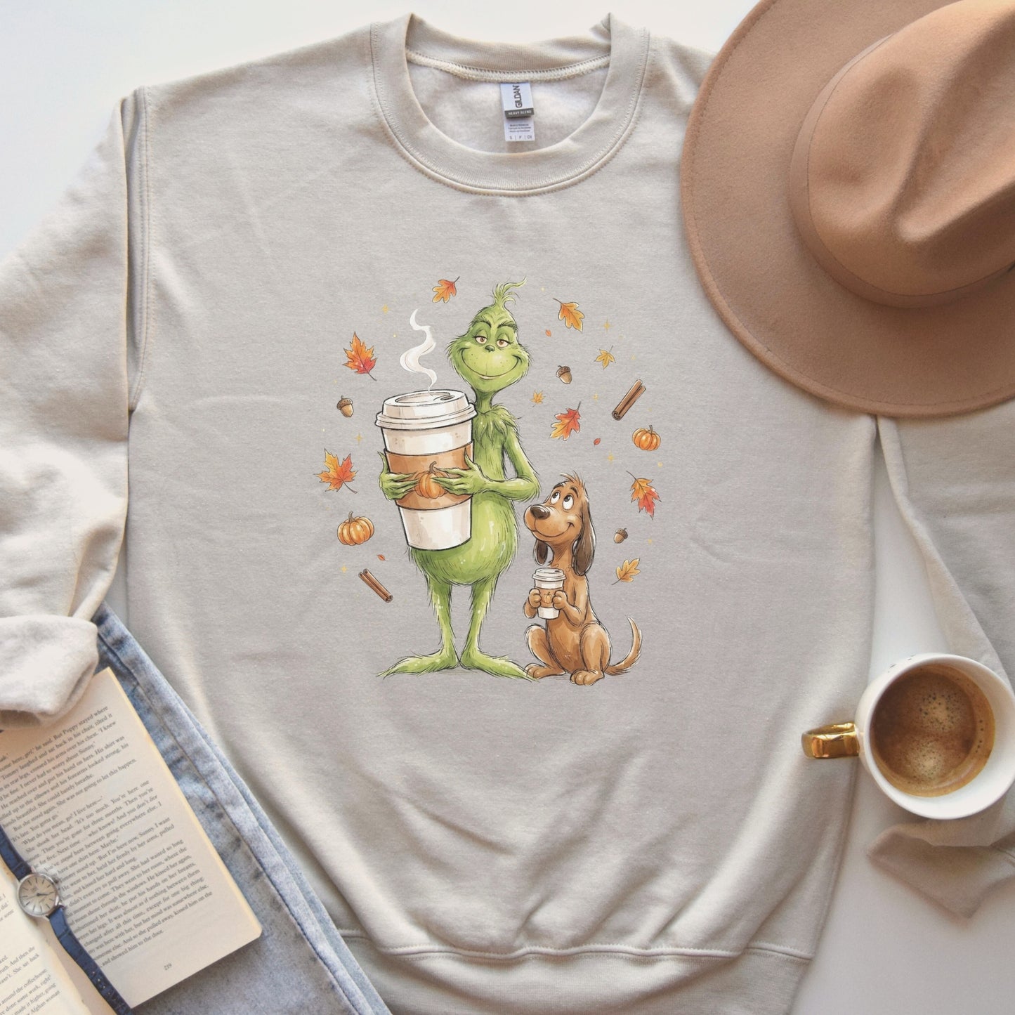 Fall Vibes & Pumpkin Spice Sweatshirt
