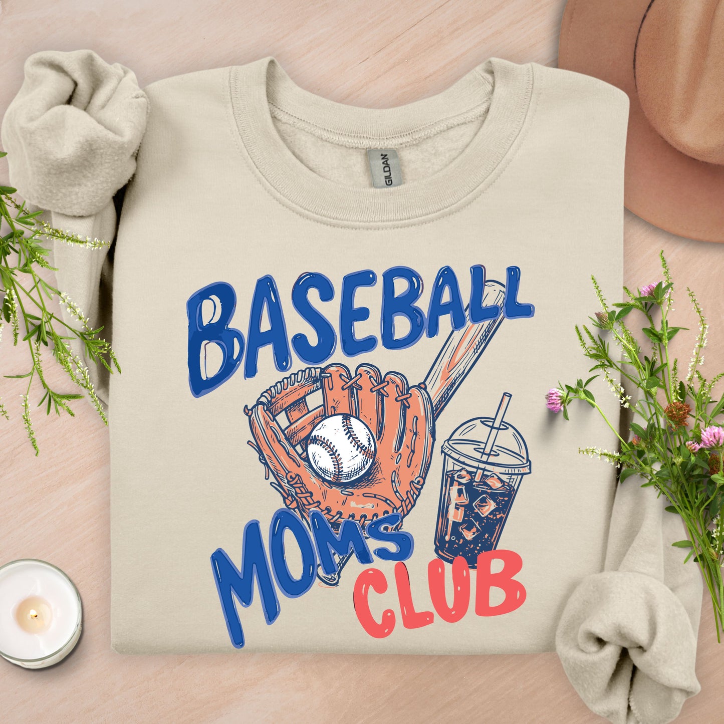 Baseball Moms Club Sweatshirt