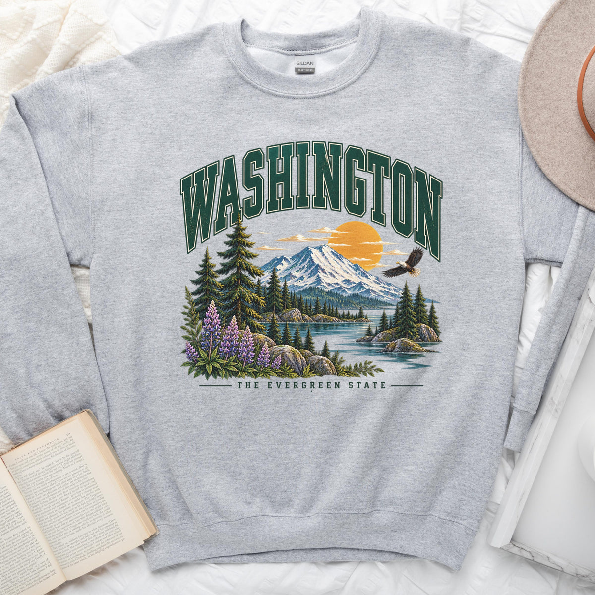 Washington the Evergreen State Sweatshirt