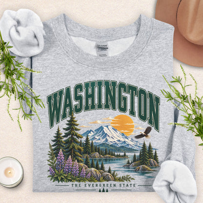 Washington the Evergreen State Sweatshirt
