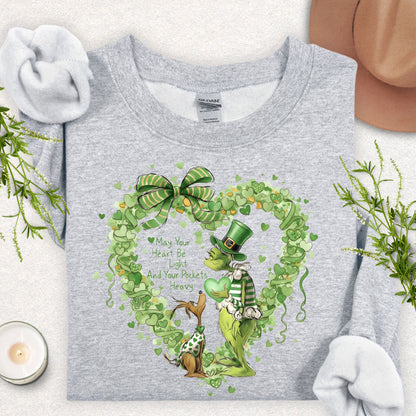 St. Patricks Day Heart Sweatshirt