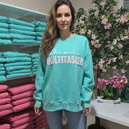 NOVAÉ Premium Line - Chronic Multitasker Puff Print Sweatshirt (Limited Edition)