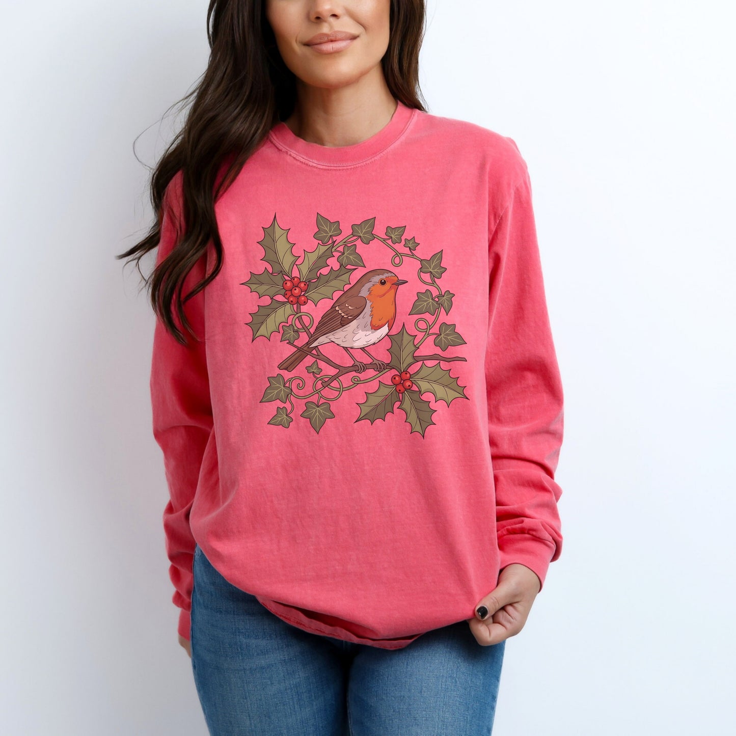 Robin’s Winter Song Long Sleeve Shirt