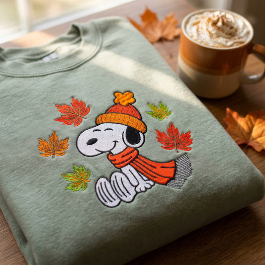 Embroidered Fall of Joy Sweatshirt