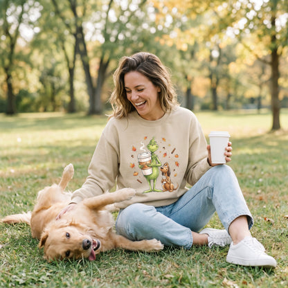 Fall Vibes & Pumpkin Spice Sweatshirt