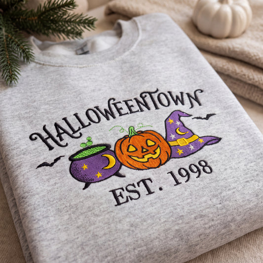Embroidered HalloweenTown Sweatshirt
