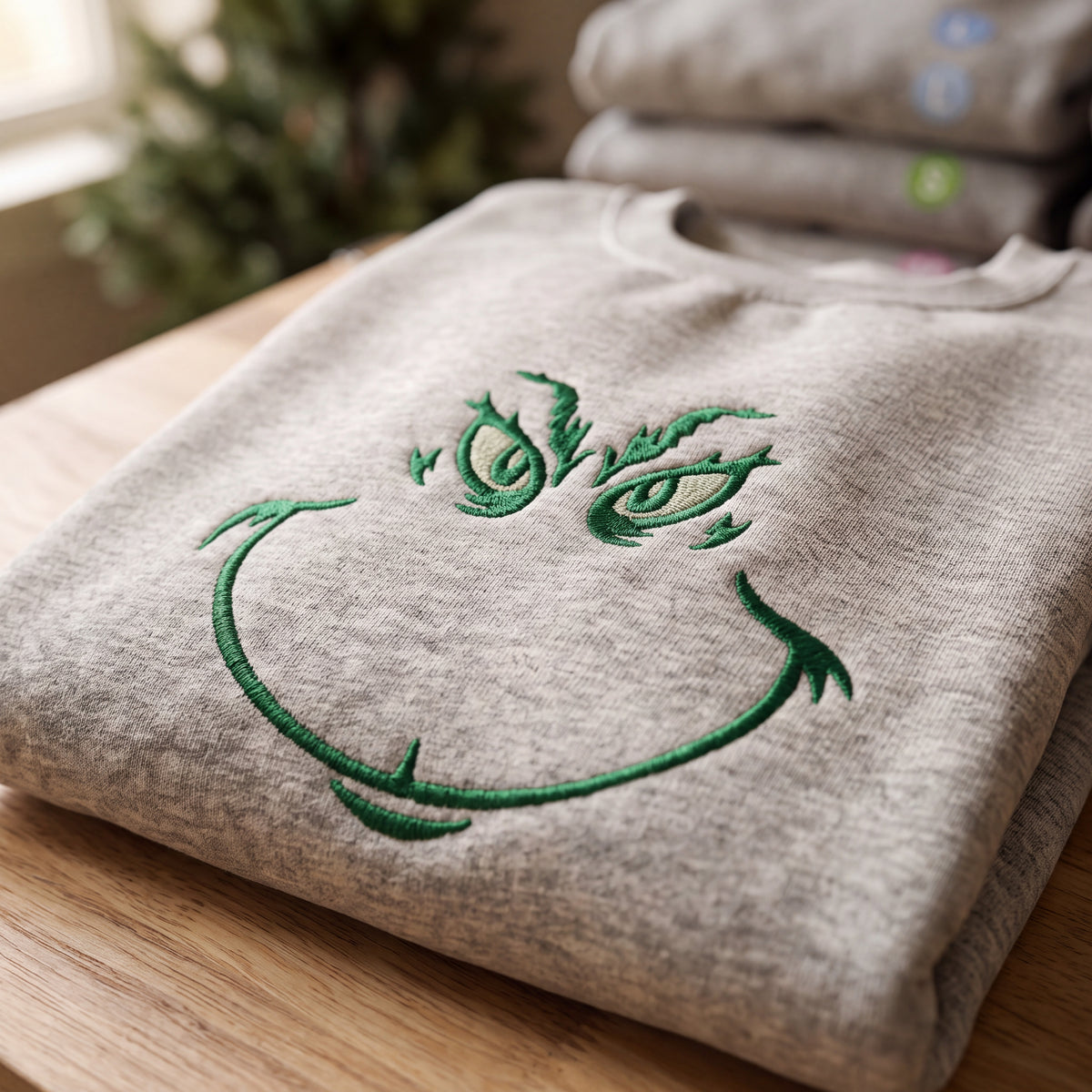 Embroidered Spirit of Christmas Sweatshirt