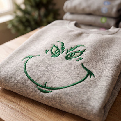 Embroidered Spirit of Christmas Sweatshirt