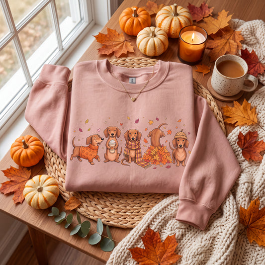 Dachshund Days of Fall Sweatshirt